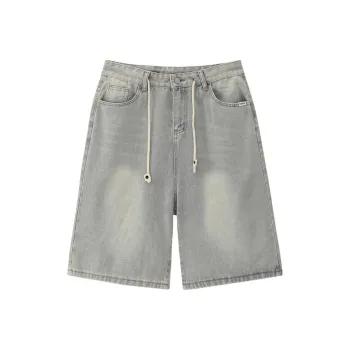 Torso Denim Shorts Unisex