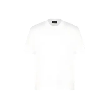 GIORGIO ARMANI Asv Jersey T shirt With Embossed Eagle Logo