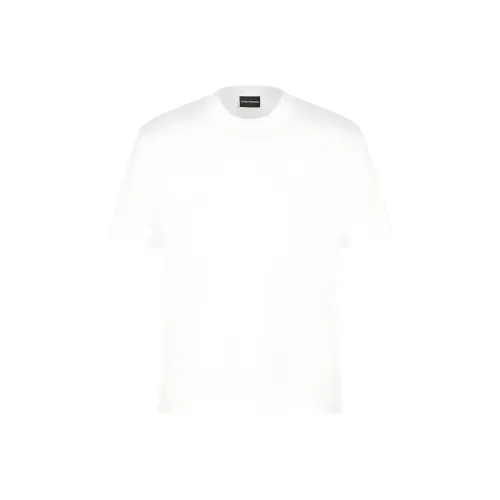 GIORGIO ARMANI Asv Jersey T shirt With Embossed Eagle Logo