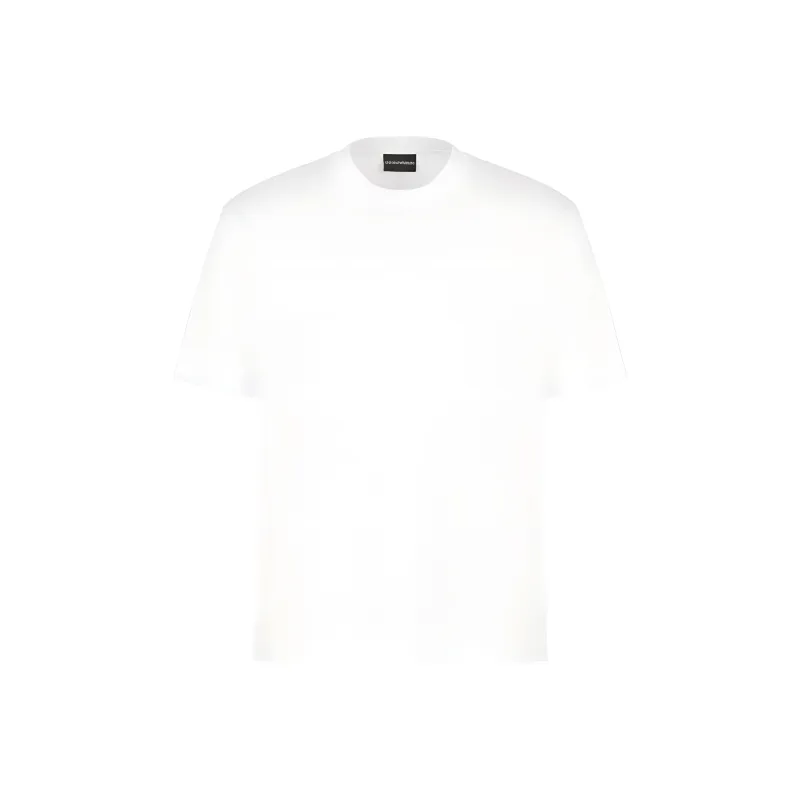 Emporio Armani Asv Jersey T shirt With Embossed Eagle Logo-0
