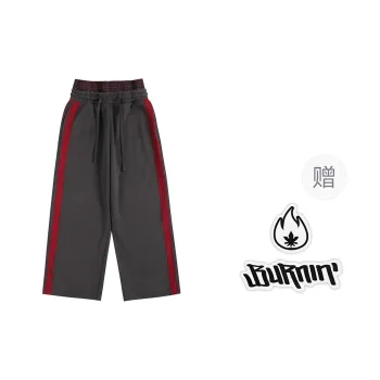 BURNIN Casual Pants Unisex Dark Gray
