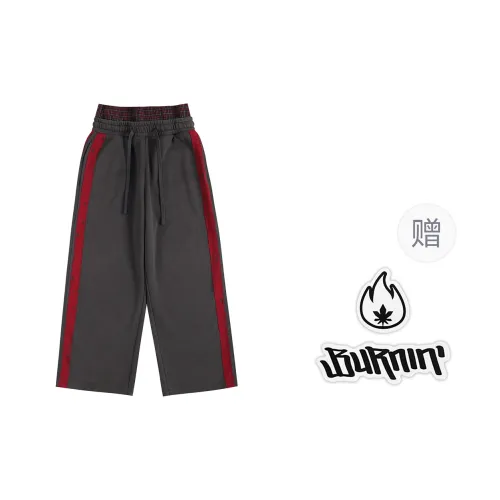 BURNIN Casual Pants Unisex Dark Gray