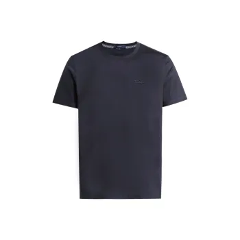 DIDIBOY T Shirts Men Navy Blue