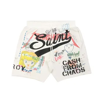 Takashi Murakami X SAINT Mxxxxxx Casual Shorts Men White