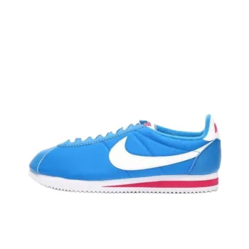 Nike Classic Cortez Nylon Anti Slip Wear Resistant Low Top Running Shoes Men's Blue White