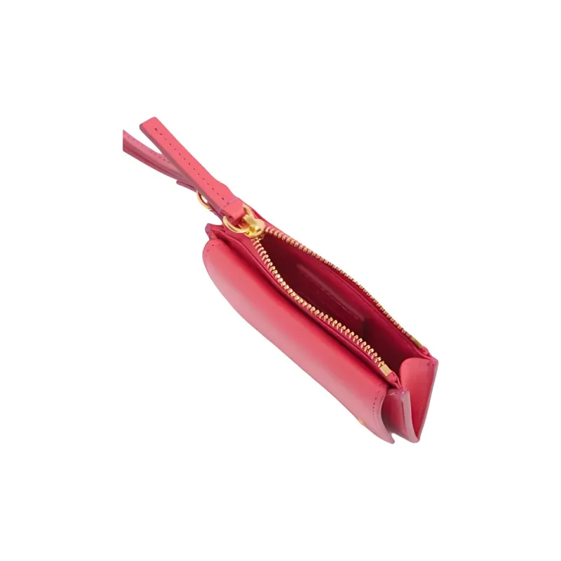 Jacquemus Leather Coin Purse Women's Red-3