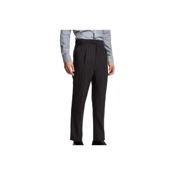 BY CREATIONS Suit Trouser Men's Black Coffee
