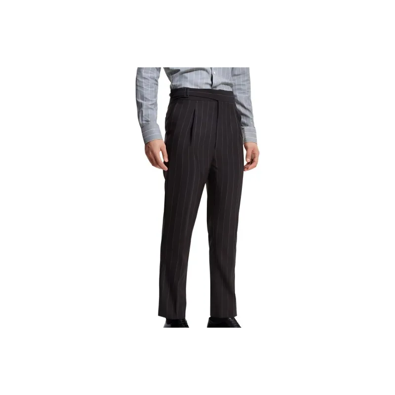 BY CREATIONS Suit Trouser Men's Black Coffee-0