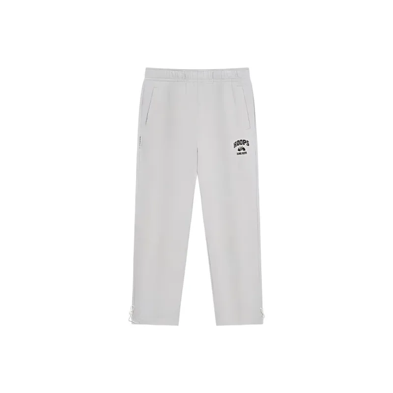 XTEP Basketball Collection Sports Lifestyle Collection Casual Pants Men's Light Heather Gray-0