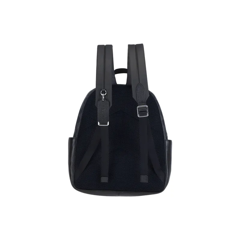 COACH Canvas With Leather Backpack Medium Size Unisex Black-2