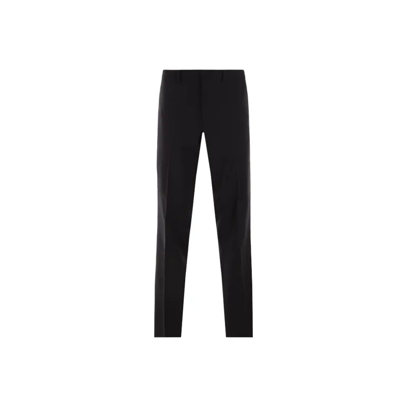 PRADA Logo Patch Tailored Trousers-0