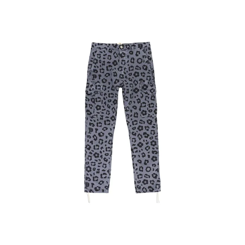 PURPLE BRAND Monogram Leopard Print Cargo Pants-0