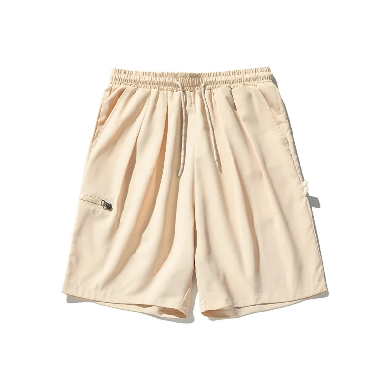 BAIJUAN Cargo Shorts Unisex Navy Blue-4