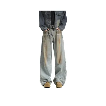WARNING LIGHT Jeans Unisex Apocalypse Gray