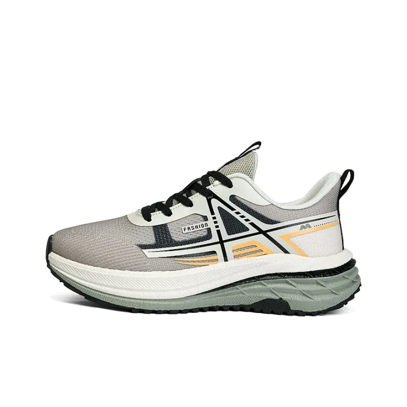 AMICNIEGD Cushioning, Slip Resistant, And Abrasion Resistant Low Top Popcorn Casual City Commute Running Shoes Men's-6