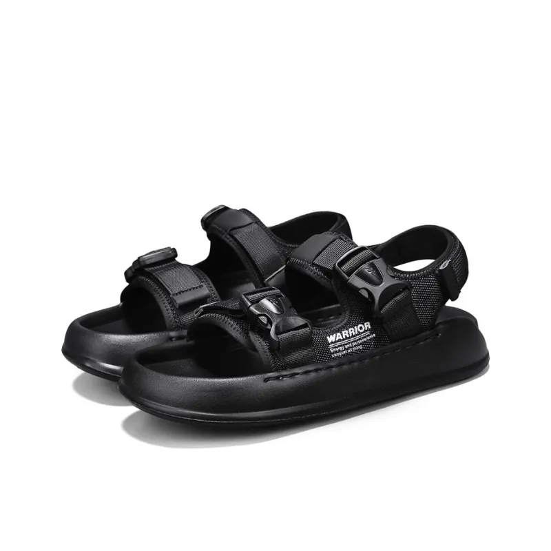 WARRIOR Beach Sandals Men Black/Khaki-1