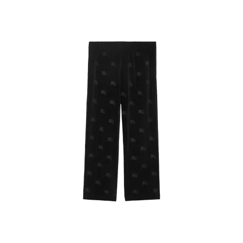 Burberry Ekd Velvet Track Pants