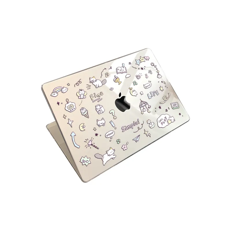 MOROCK Compatibility MacbookAir Computer Lightweight Transparent Laptop Cases & Skins-18