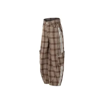 SZSX Casual Pants Unisex Coffee