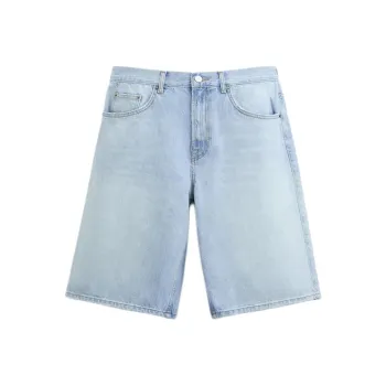 ZARA Denim Shorts Unisex Light Blue