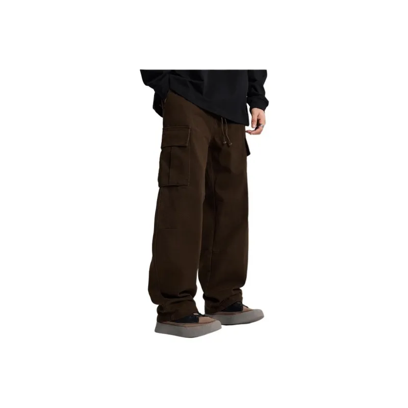 AHAH Casual Pants Men Brown-0