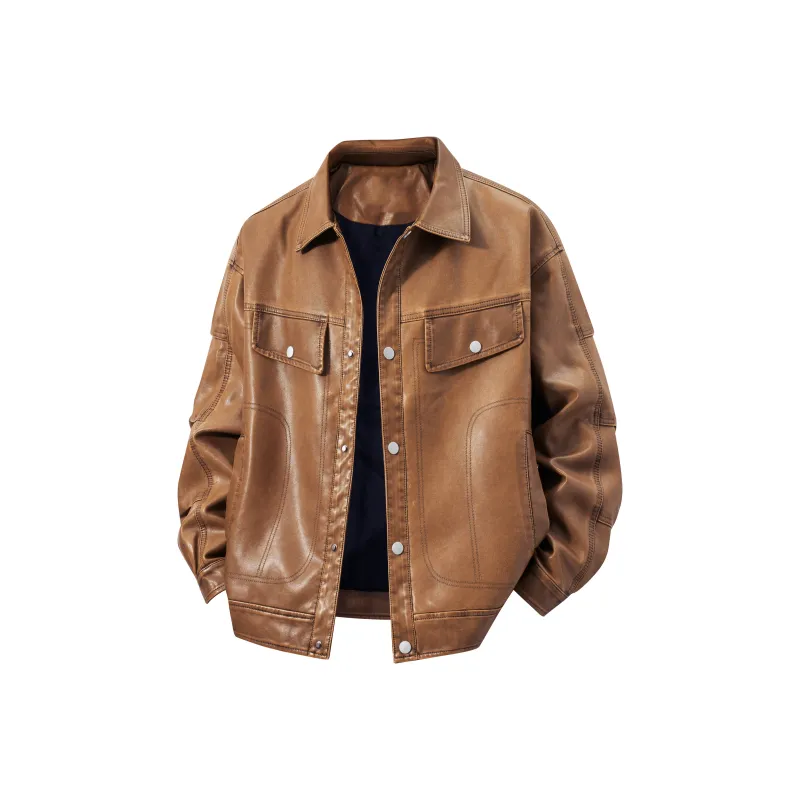 YATSI Leather Jackets Unisex-0