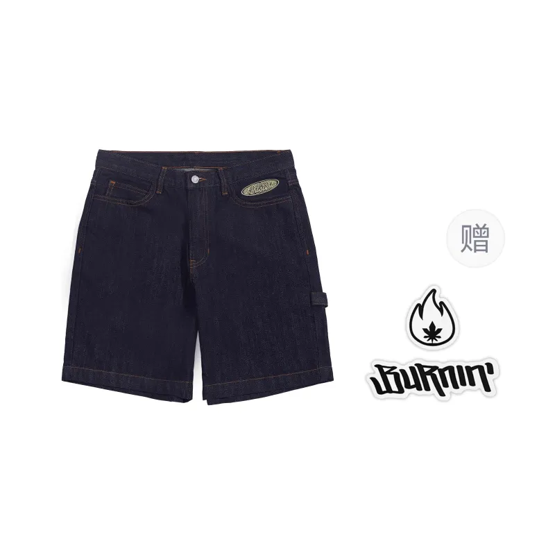 BURNIN Denim Shorts Unisex-5