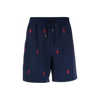 Polo Ralph Lauren Logo Embroidered Swimming Trunks