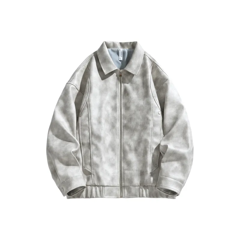 Yiwen Leather Jackets Unisex-2