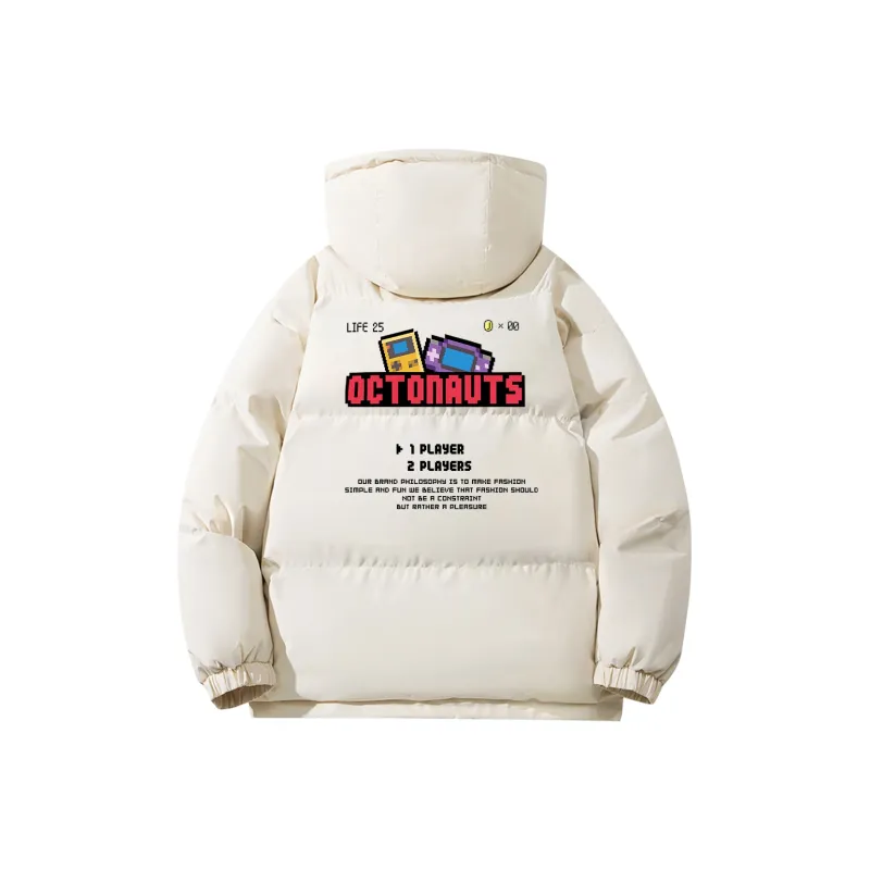 Small Columns Under The Sea Puffer Jacket Unisex-4