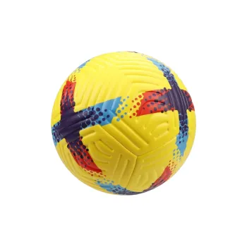 FEIERDUN Size 5 Soccer PU Machine Stitched Soccer Ball Unisex Yellow