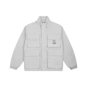 Lee Puffer Jacket Men's Light Gray