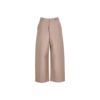 Acne Studios Wide Leg Twill Trousers