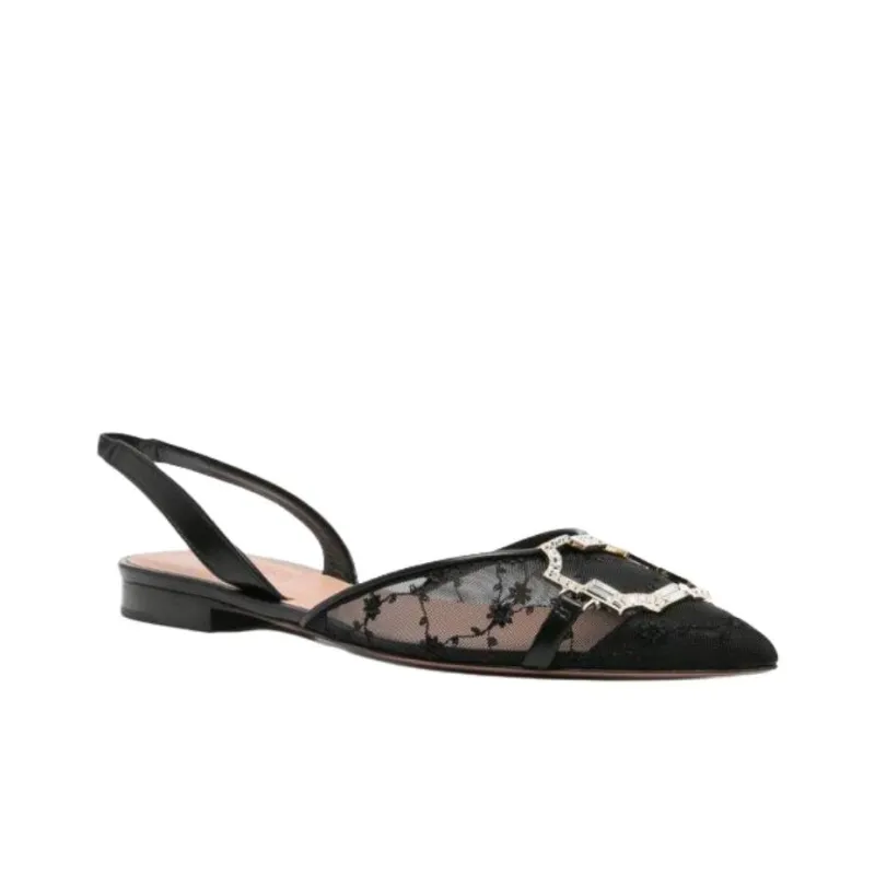 Malone Souliers Misha Casual Single Shoes Women's Black-2