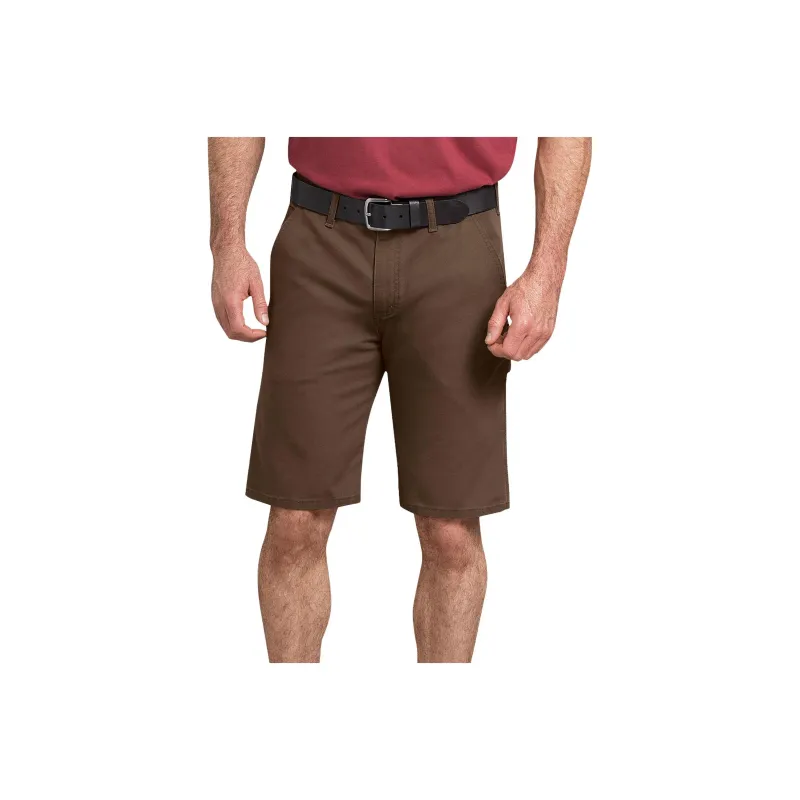 Dickies FLEX Regular Fit Duck Carpenter Shorts 11 Cargo Shorts Men's Brown-0