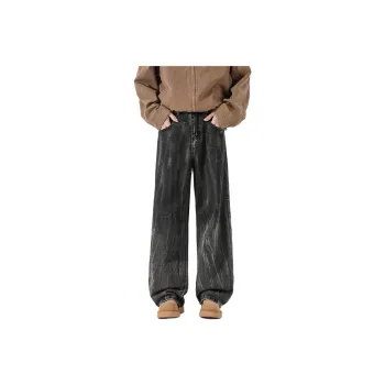 JASONWOOD Cowboy On The Run Jeans Unisex Distressed Gray
