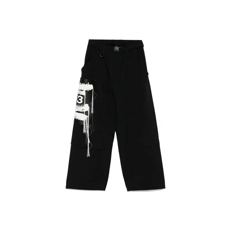 Y 3 Sport Uniform Patch '' Trousers-0