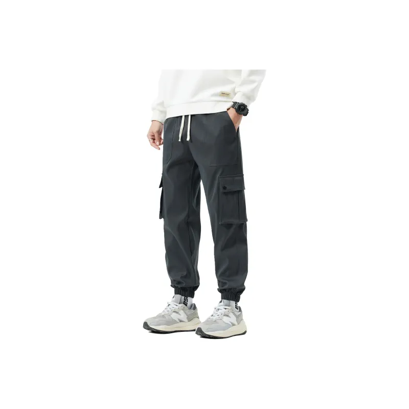 T IRA Cargo Pants Unisex Dark Purple-5