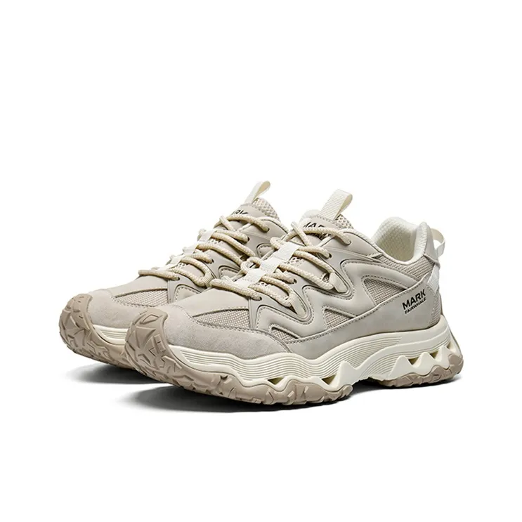 FAIRWHALE Cushioning Coverage Abrasion Resistant Slip Resistant Low Top Chunky Sneakers Men's-2