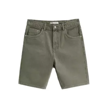 ZARA Denim Shorts Men's Dark Khaki
