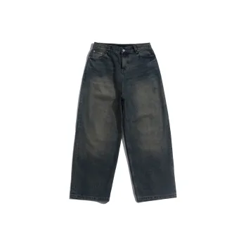 BELLKENIDEA Jeans Men's Washed Blue