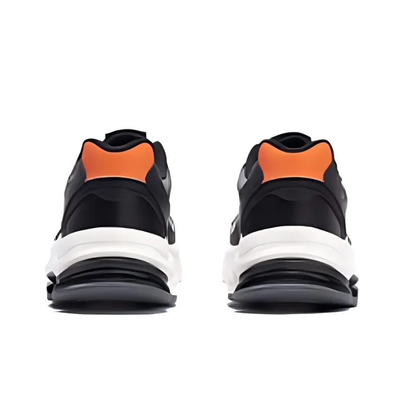 361° Wear resistant And Lightweight Low Top Casual Shoes Men's Obsidian Black Smoke Gray-2