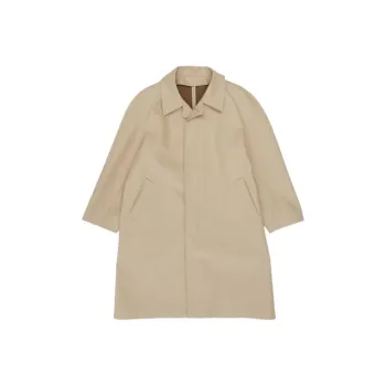 Lemaire Button Fastened Straight Hem Midi Coat