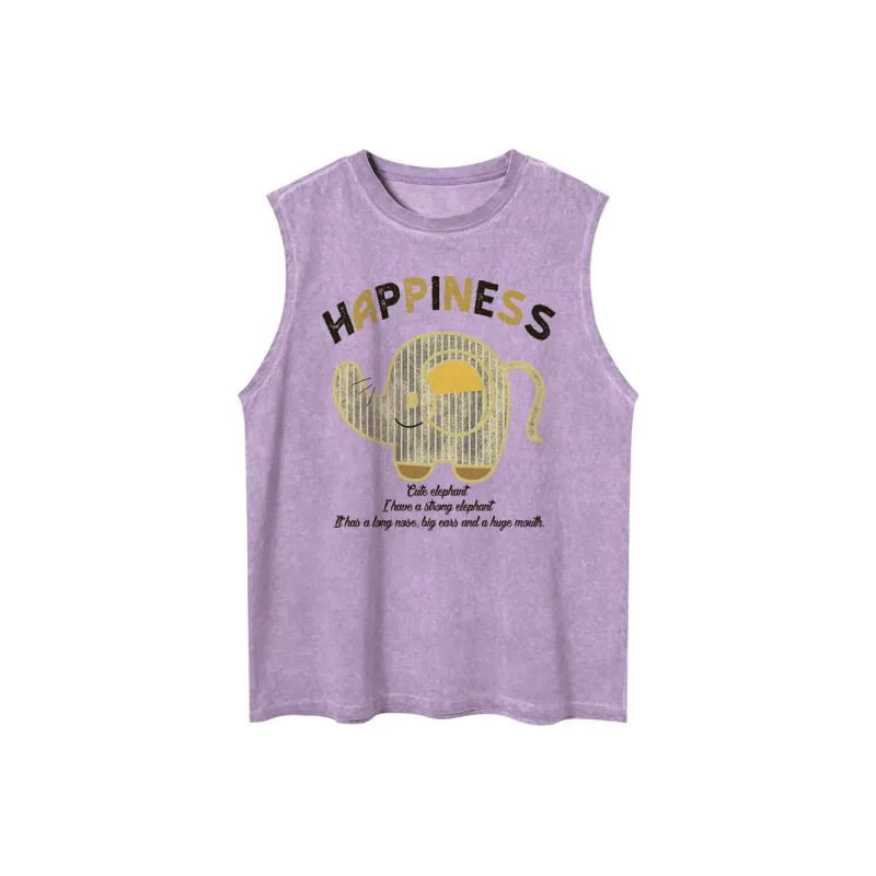 BONAS Sleeveless T Shirt Unisex-2