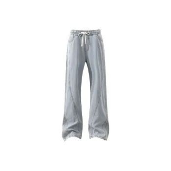 YOSICIL Jeans Unisex Vintage Blue