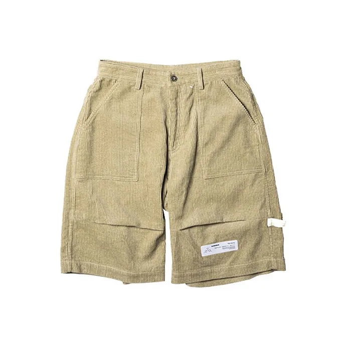 ROARINGWILD Loose Fit Shorts Unisex Khaki-0