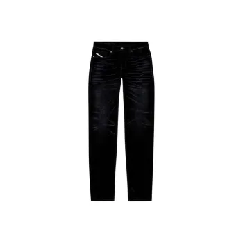 DIESEL Loose Velvet Flocked Denim