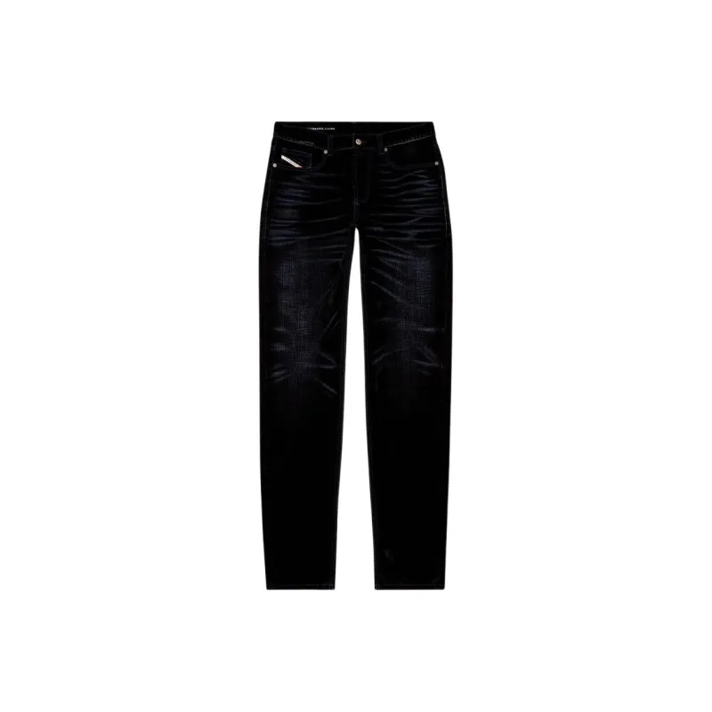 DIESEL Loose Velvet Flocked Denim-0