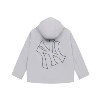 MLB New York Yankees Basic Collection SS25 Trench Coat Unisex Light Gray