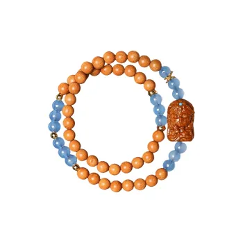Zhiyi Barbie Sandalwood Wooden Bracelets Unisex